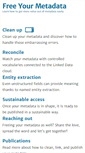 Mobile Screenshot of freeyourmetadata.org
